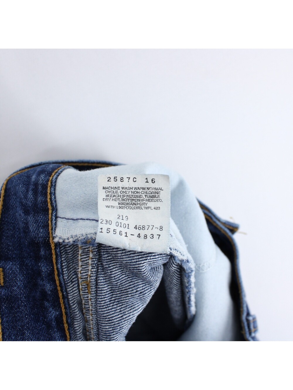 Vintage Levis 560 Jeans Womens 12 Blue Loose Fit Straight Leg High Rise Mom Y2K - Picture 11 of 11